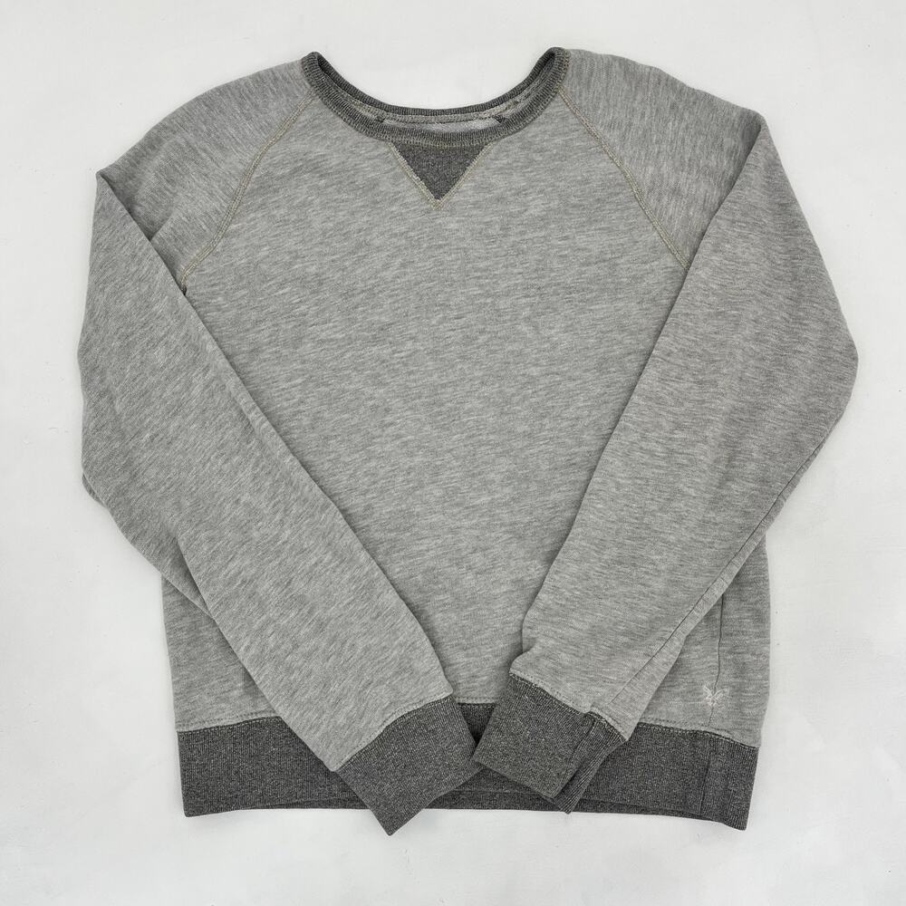 American Eagle Outfitters Mens M Pullover Sweatshirt Heather‎ Gray Athletic Fit